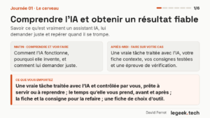 slide de la formation IA